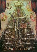 Cuzco School Our Lady of Guadalupe France oil painting artist